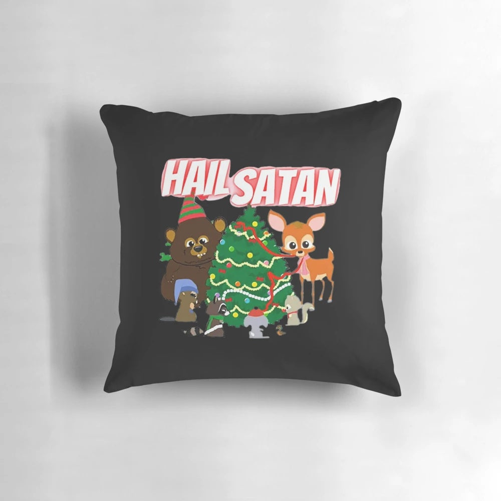 South Park Christmas Critters decorative pillow featuring Tegridy Farms and iconic characters