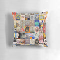 Hilma af Klint inspired abstract art throw pillow with mystic, minimalist design