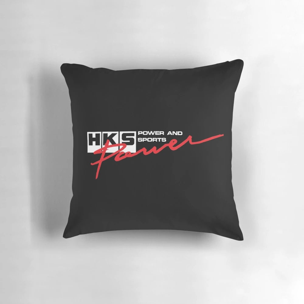 HKS POWER Pillow for Nissan Skyline and JDM Tuning Enthusiasts