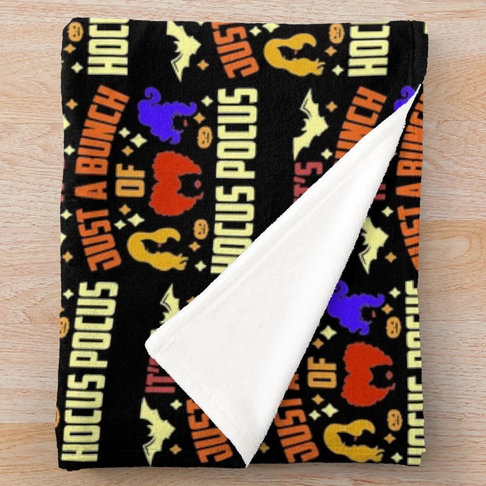 Hocus Pocus Inspired Plush Blanket