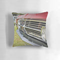 Soft, plush pillow featuring the iconic grill design of the 1966 Holden HR, a classic Australian muscle car.
