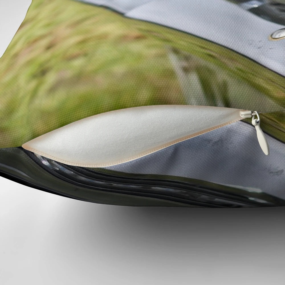 Soft, plush pillow featuring the iconic grill design of the 1966 Holden HR, a classic Australian muscle car.
