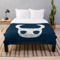 Hollow Knight inspired plush blanket with game elements
