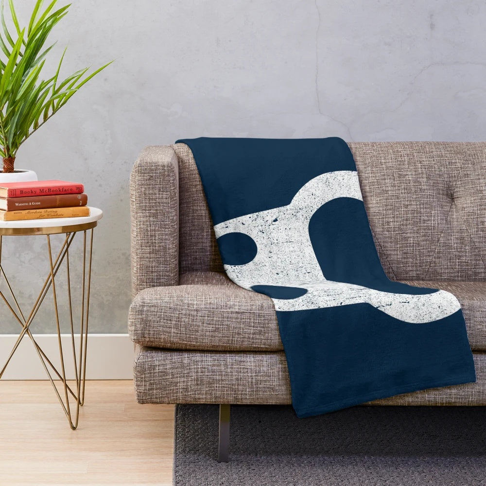Hollow Knight inspired plush blanket with game elements
