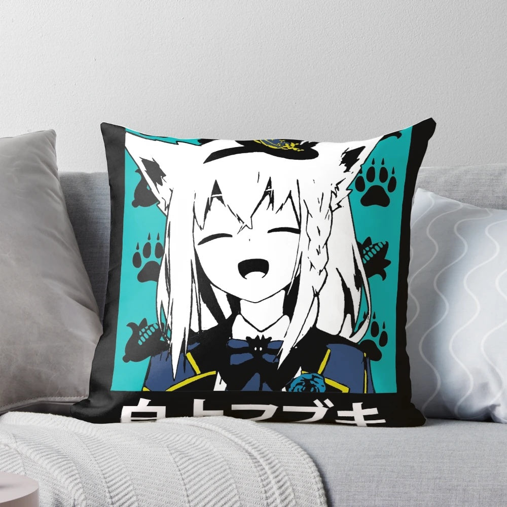 Hololive Shirakami Fubuki Virtual Youtuber Anime Pillow