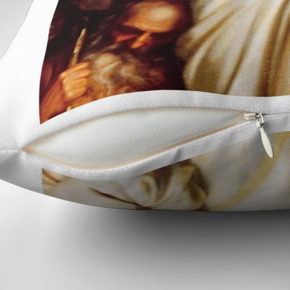 Holy Dragon Lord Rainer Winkler Satirical Christian Pillow