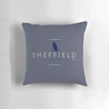 Sheffield Wednesday Hillsborough Stadium Pillow, featuring the Owls club colors and crest