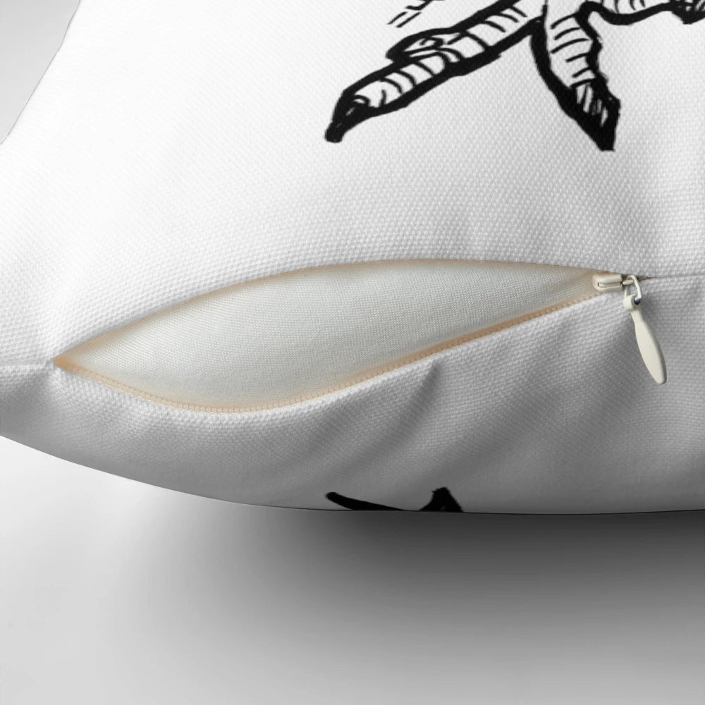 Homie Pigeon Black and White Redbubble Art Party Pillow
