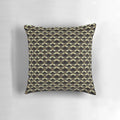 Decorative throw pillow with a beautiful honeycomb and bee pattern design