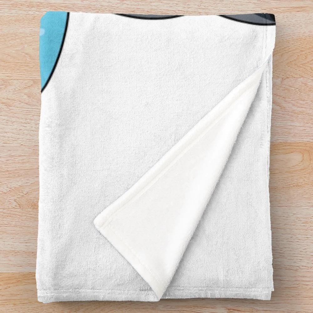 Honey colored plush blanket