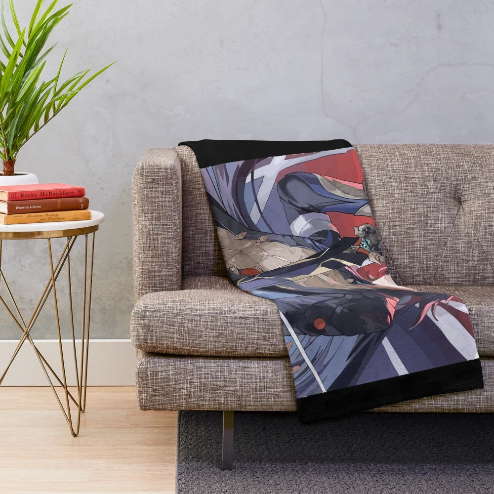 Honkai Star Rail Blade Inspired Plush Blanket