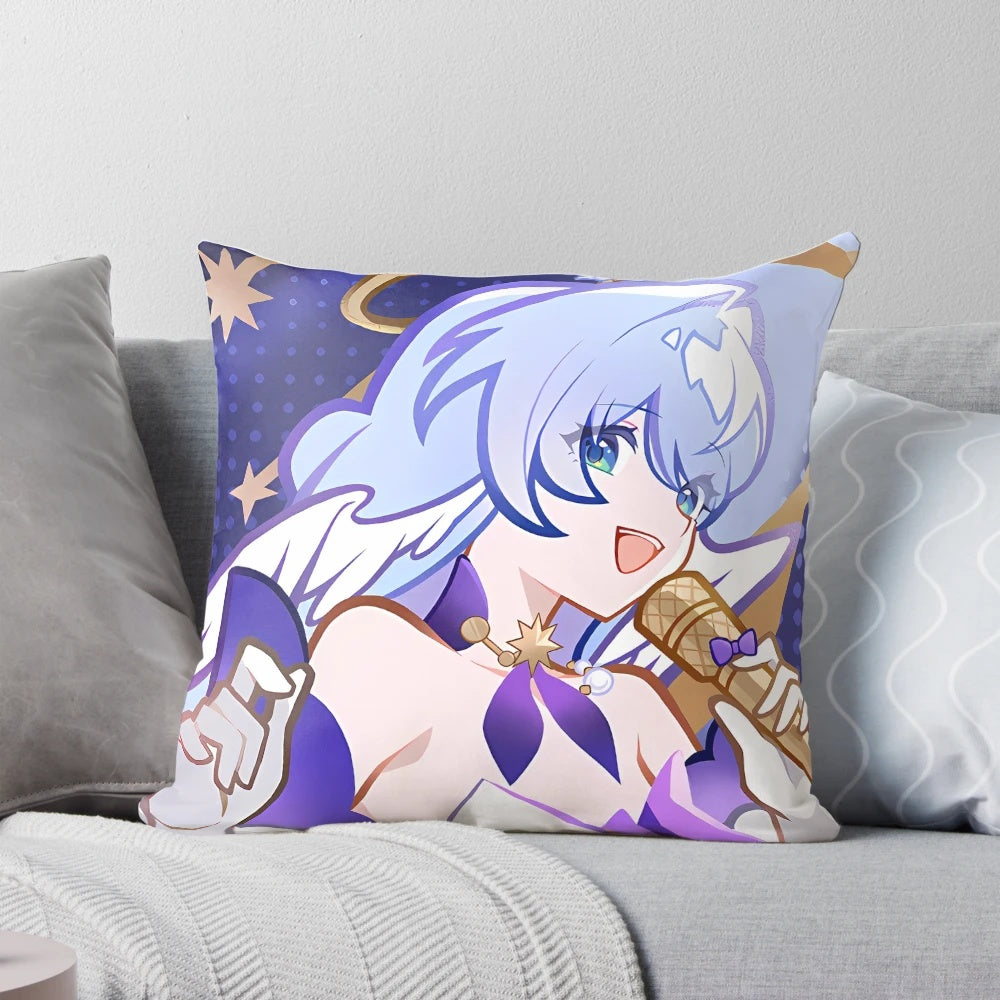 Soft and comfortable Honkai: Star Rail Robin pillow with Penacony Harmony design