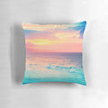 Hookipa Surf Sunset Pillow - Coastal home decor featuring a peaceful Hawaiian sunset scene