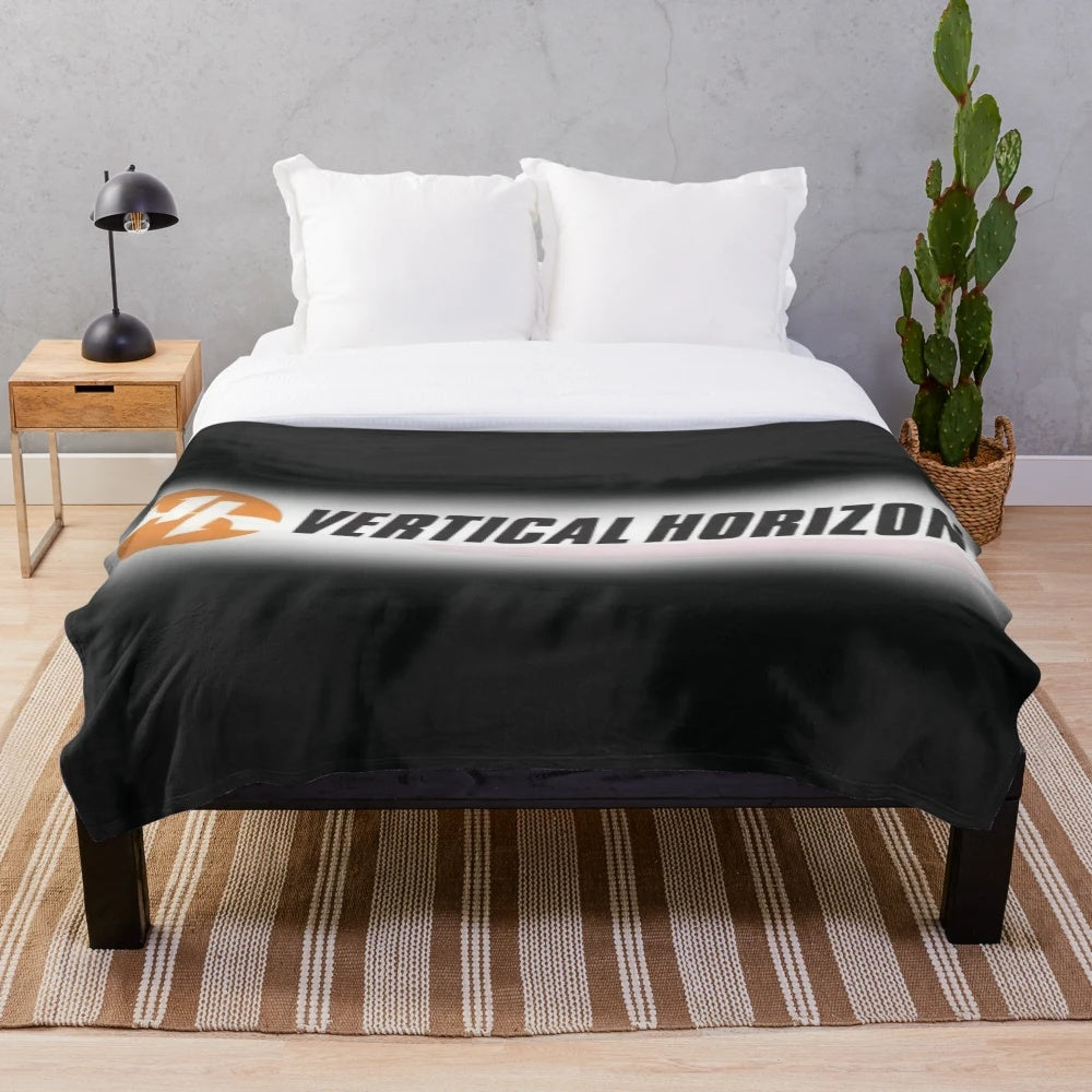 Horizon Plush Blanket with a musical design for music lovers