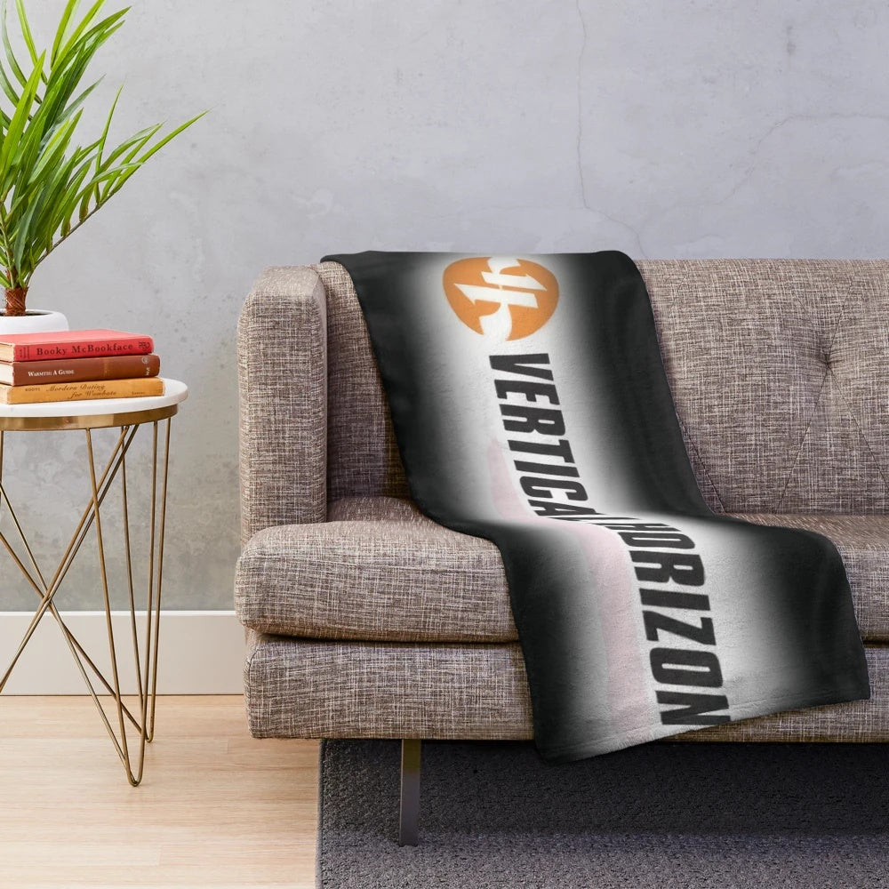 Horizon Plush Blanket with a musical design for music lovers