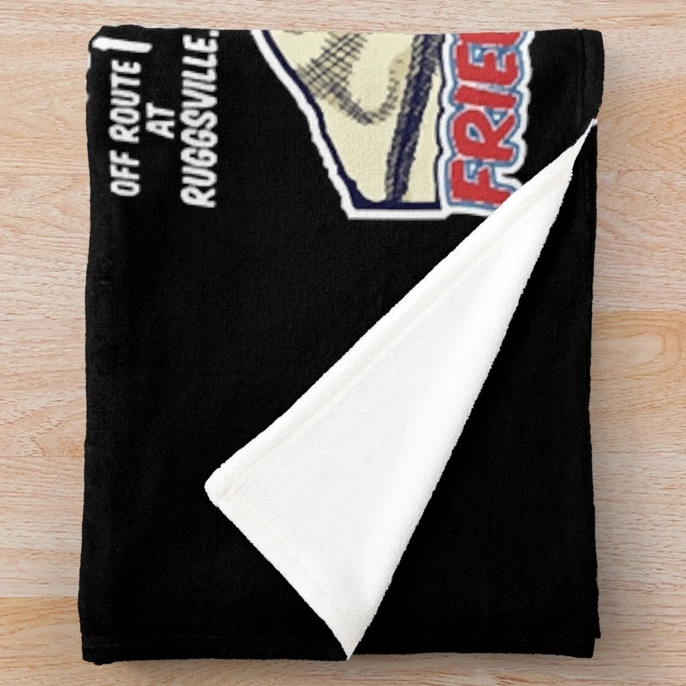 Captain Spaulding from House of 1000 Corpses horror movie inspired plush blanket