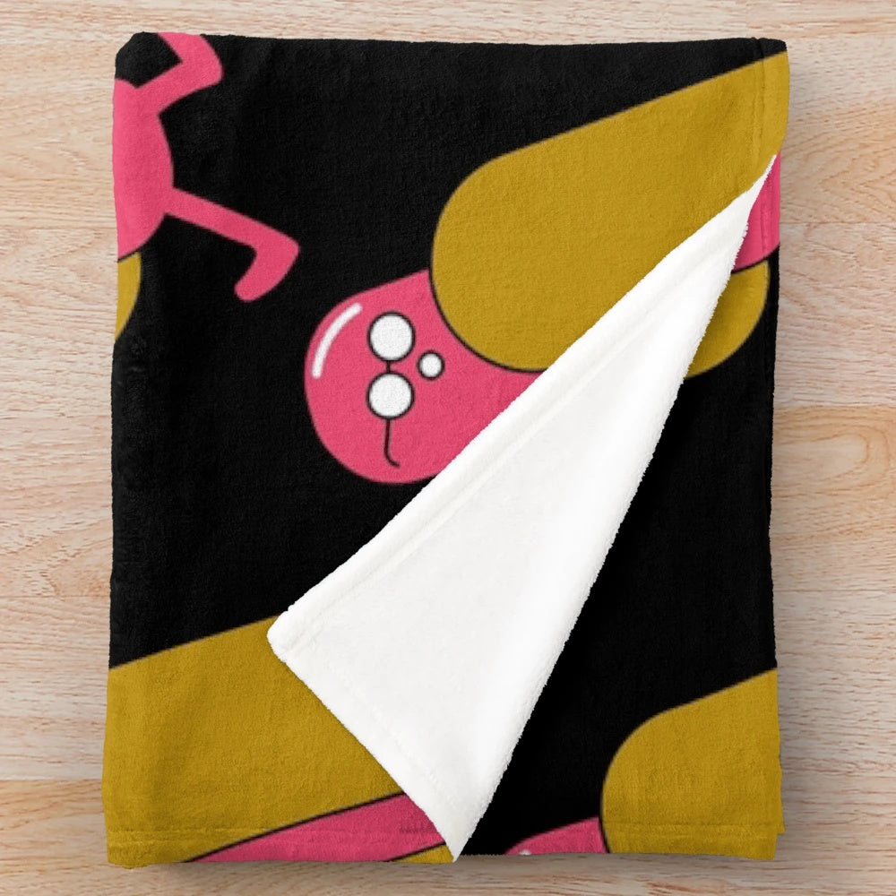 Hot Dogs Plush Blanket for Kids and Foodies