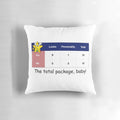 Hotness Scale 8 Novelty Pillow with Cute and Playful Design