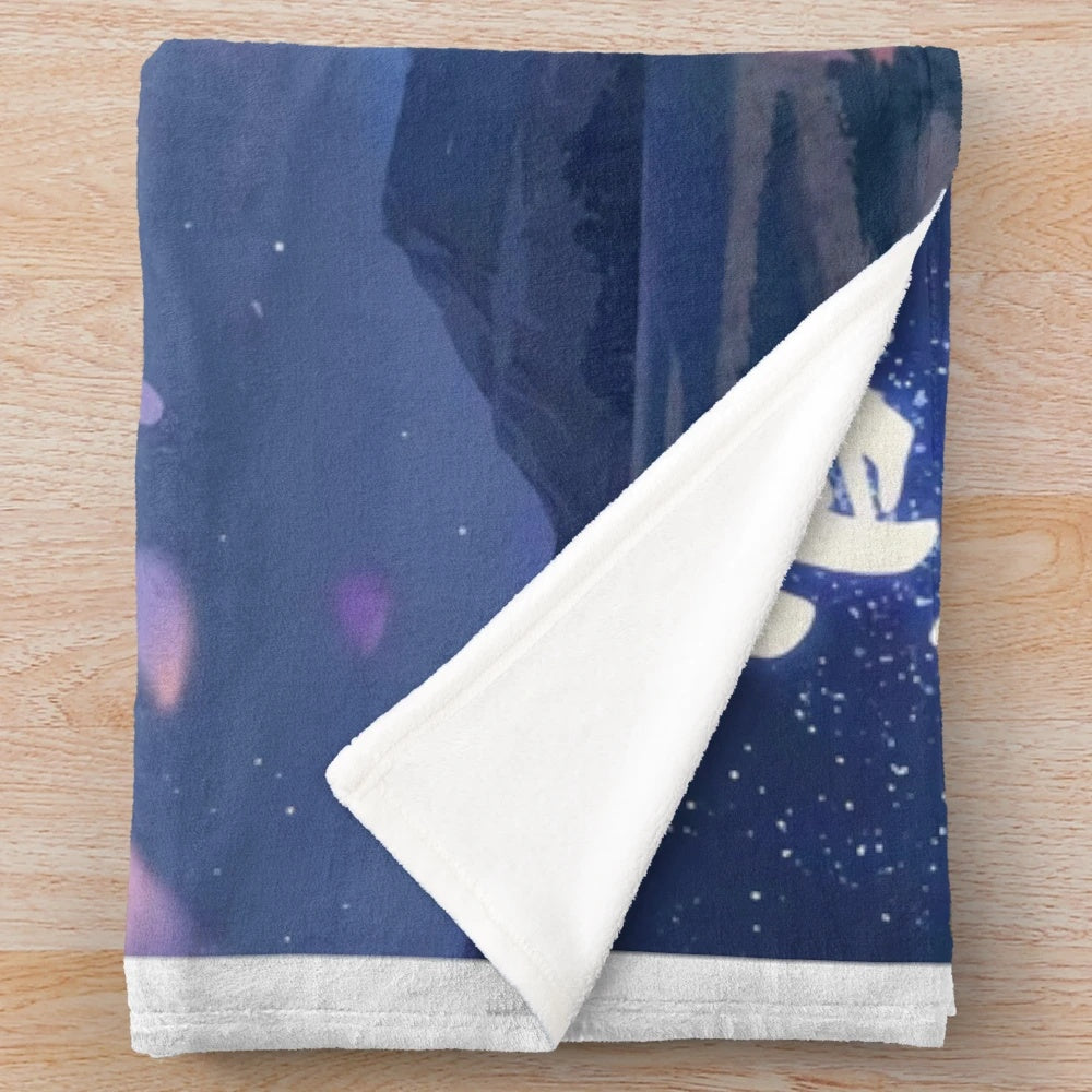 Hualian inspired plush blanket featuring characters from Heaven Official's Blessing