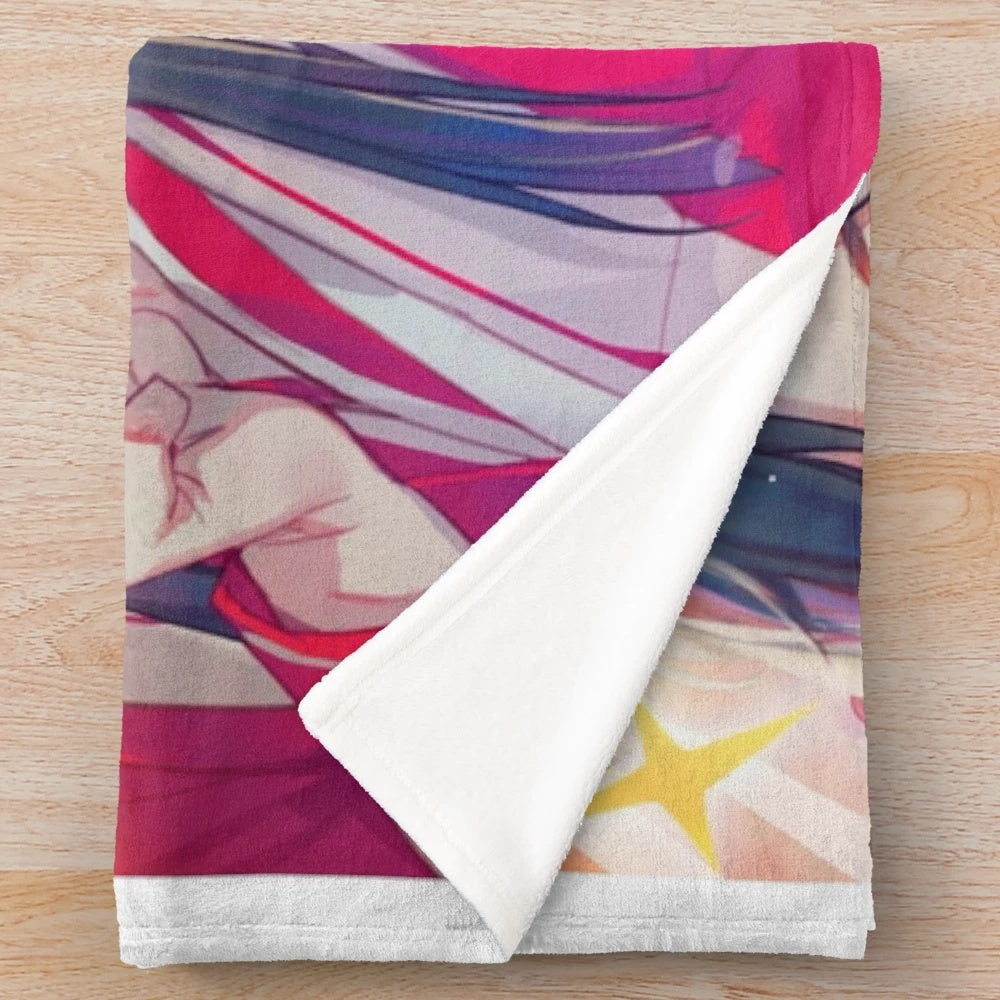 Hualian-inspired plush blanket with soft, cozy design