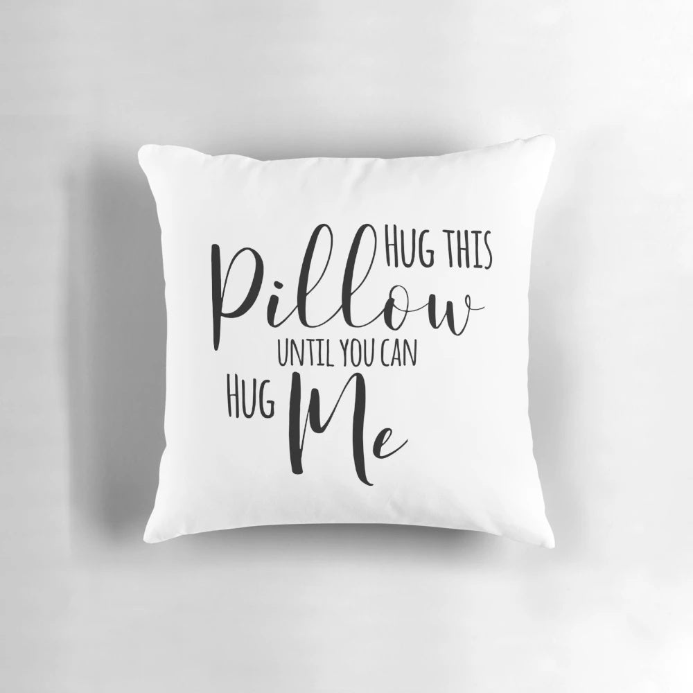 Plush hug pillow for long distance couples and relationships
