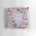 Hummingbirds and Flowers 2021 JW Year Text Pillow
