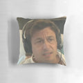Pillow featuring a confused expression of Formula 1 Mercedes team principal Toto Wolff