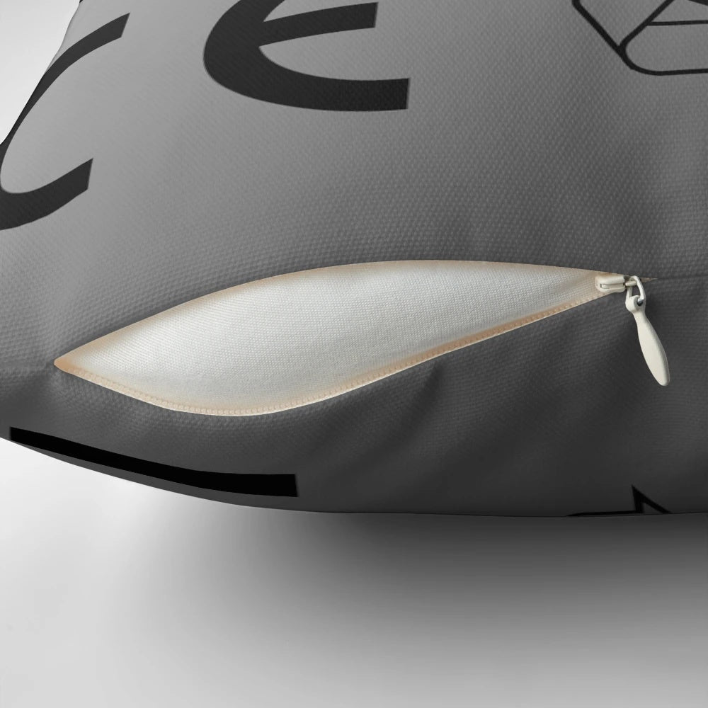 Quirky pillow shaped like a swollen, inflated smartphone battery