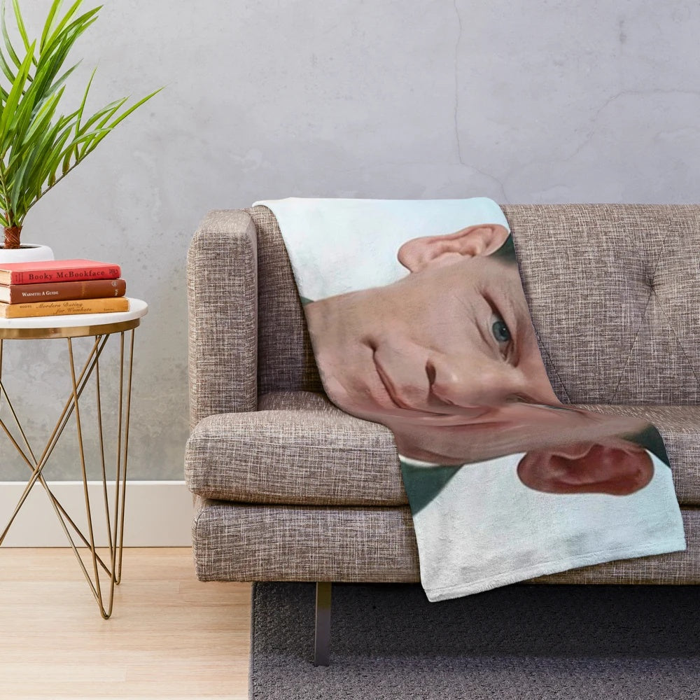 A plush blanket featuring the John Xina meme