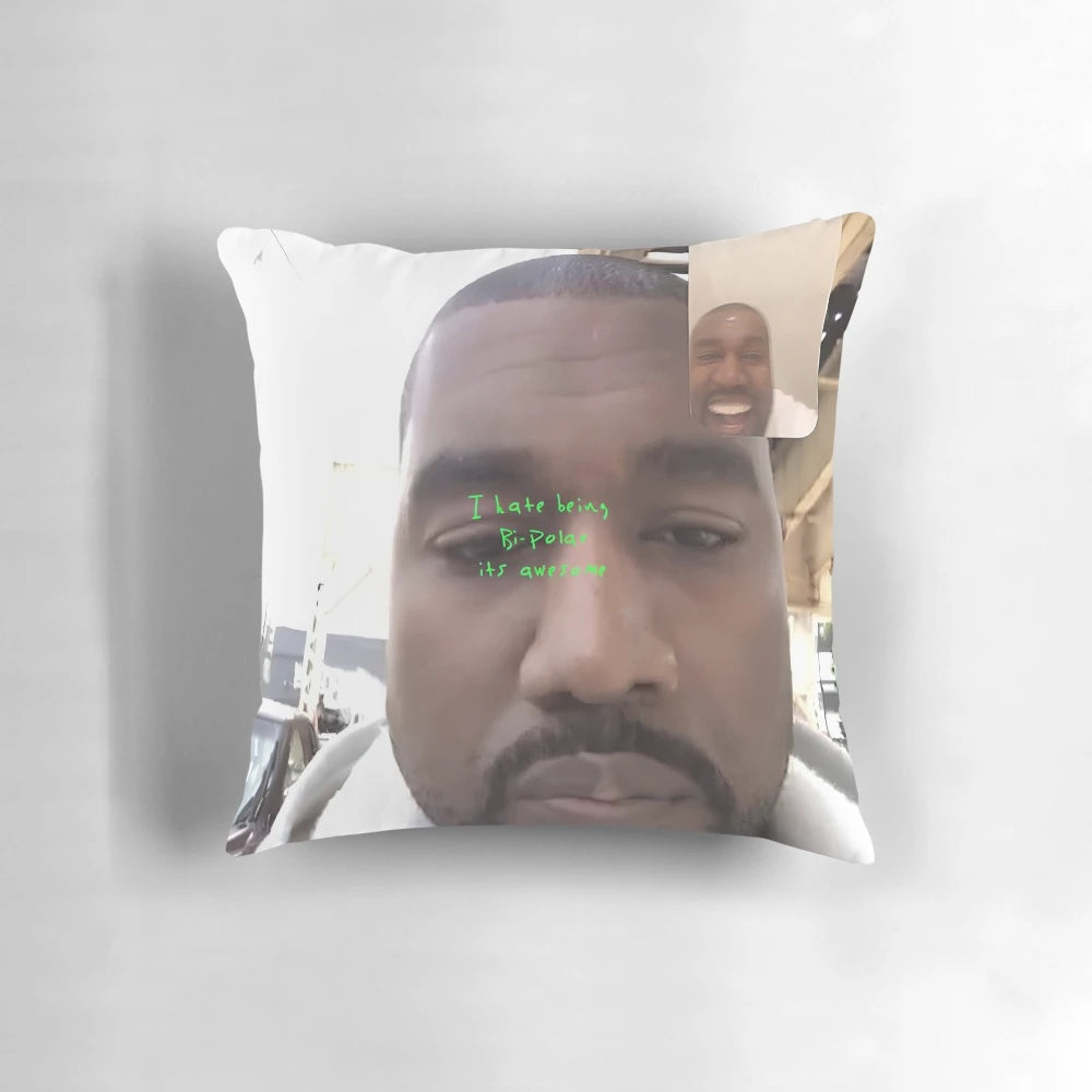 Kanye West Bipolar Pillow