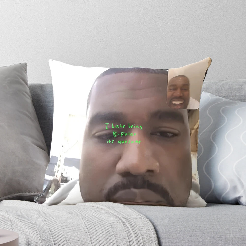 Kanye West Bipolar Pillow