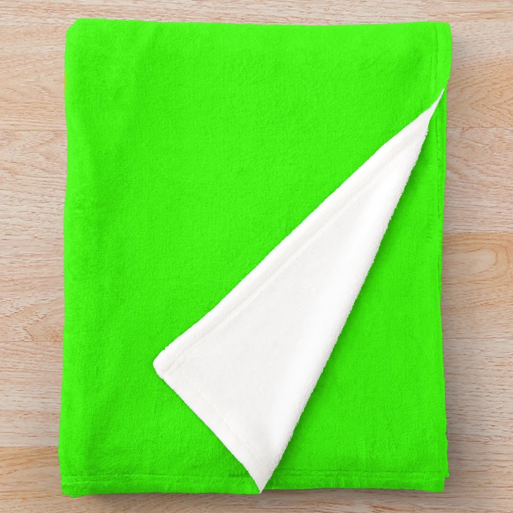 Stylish plush blanket featuring a funny meme design