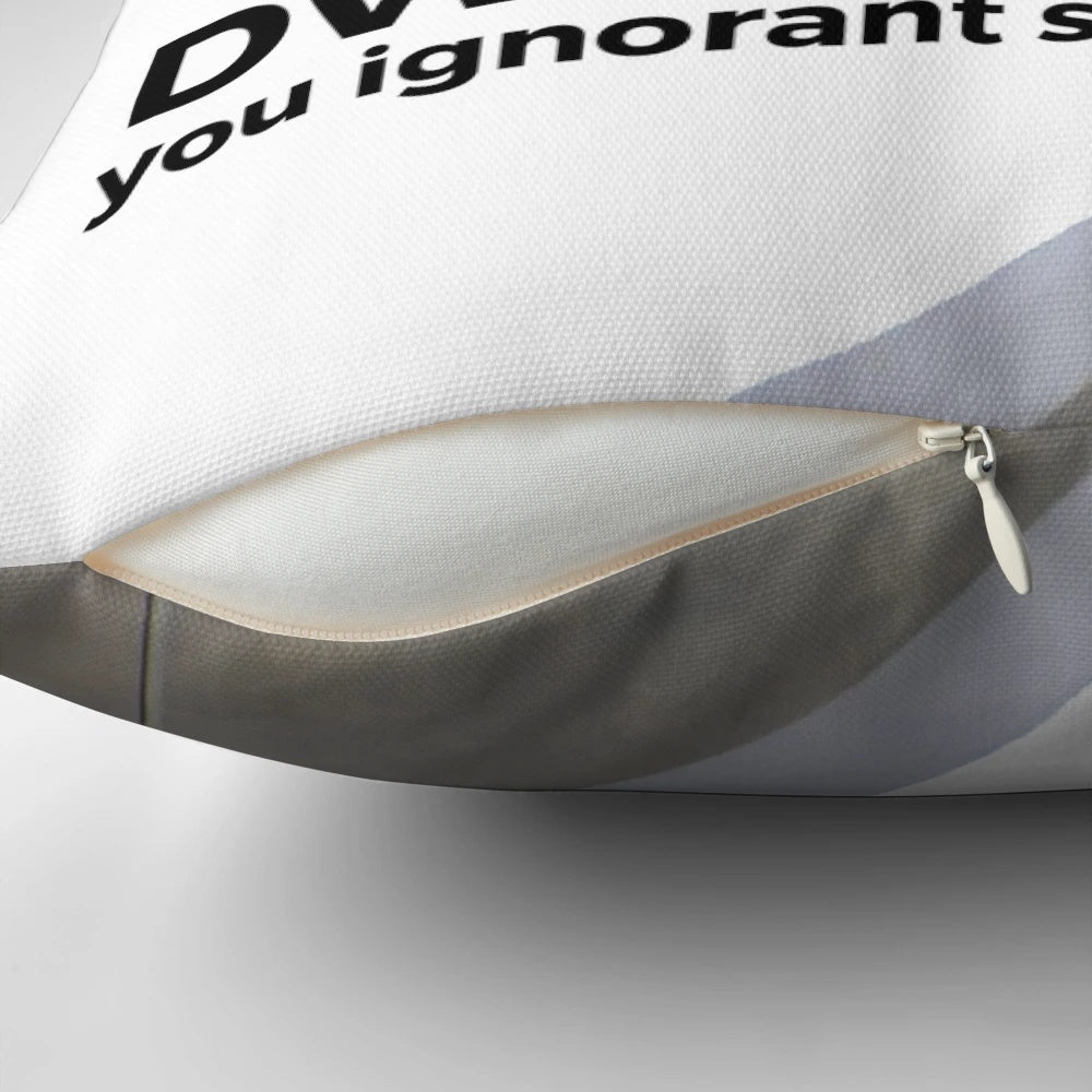 Pillow featuring a humorous quote from "The Office" TV show