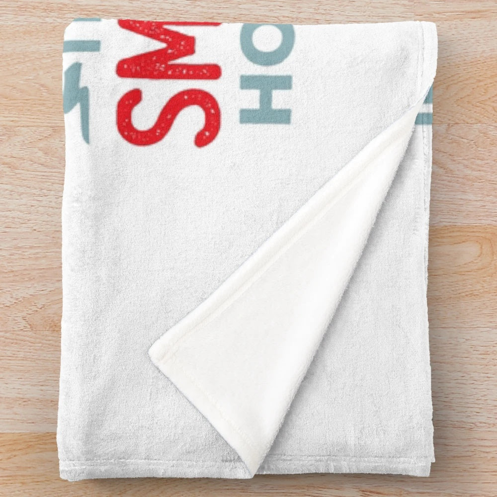 Funny plush blanket for ham radio and amateur radio enthusiasts