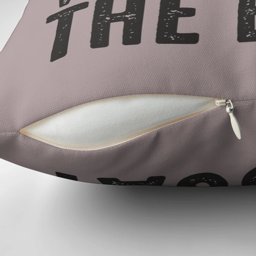 Pillow with funny sailing and boat docking quote