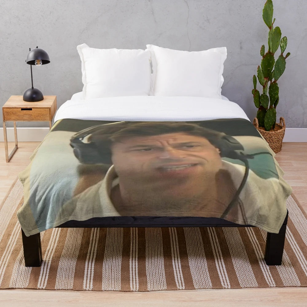Confused Toto Wolff F1 Plush Blanket