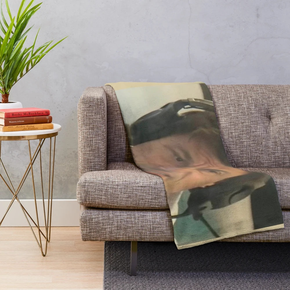 Confused Toto Wolff F1 Plush Blanket