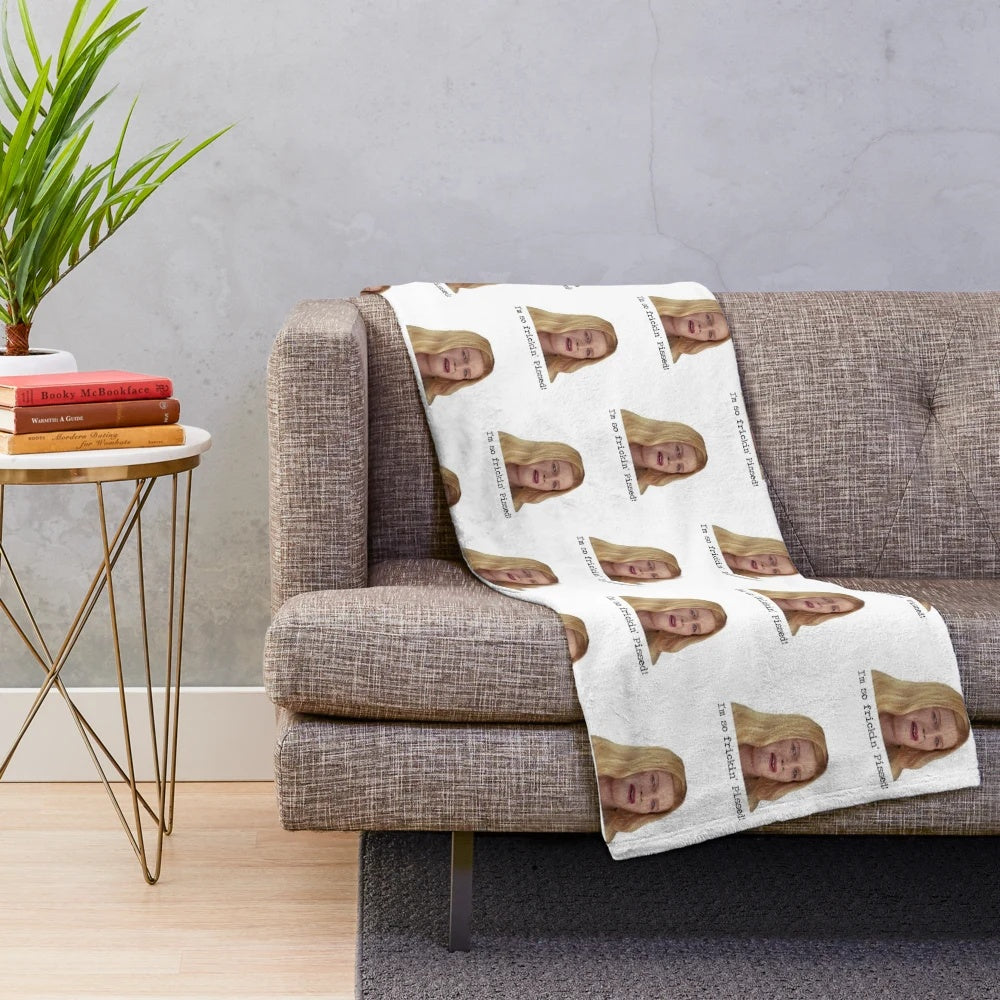 White Chicks movie-inspired plush blanket