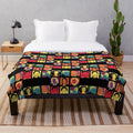Hunger Games-inspired plush blanket with soft, cozy fabric