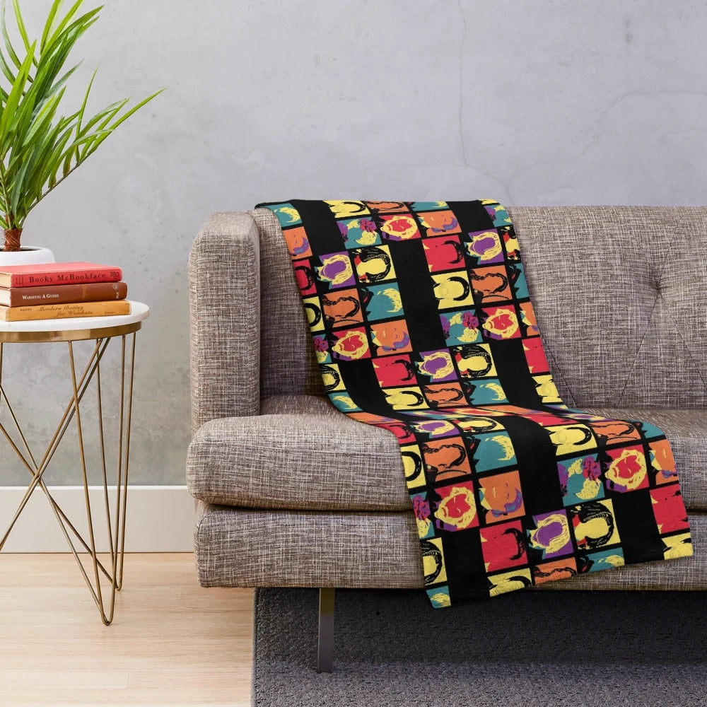 Hunger Games-inspired plush blanket with soft, cozy fabric
