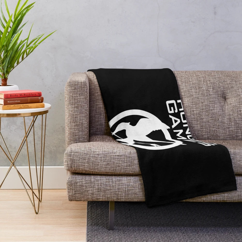 Hunger Games Inspired Plush Throw Blanket with Logo Design