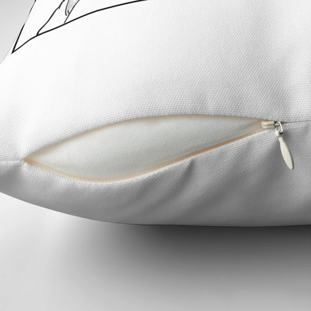 Soft, cozy pillow featuring Gon Freecss and Killua Zoldyck, the beloved main characters from the hit anime series Hunter x Hunter.