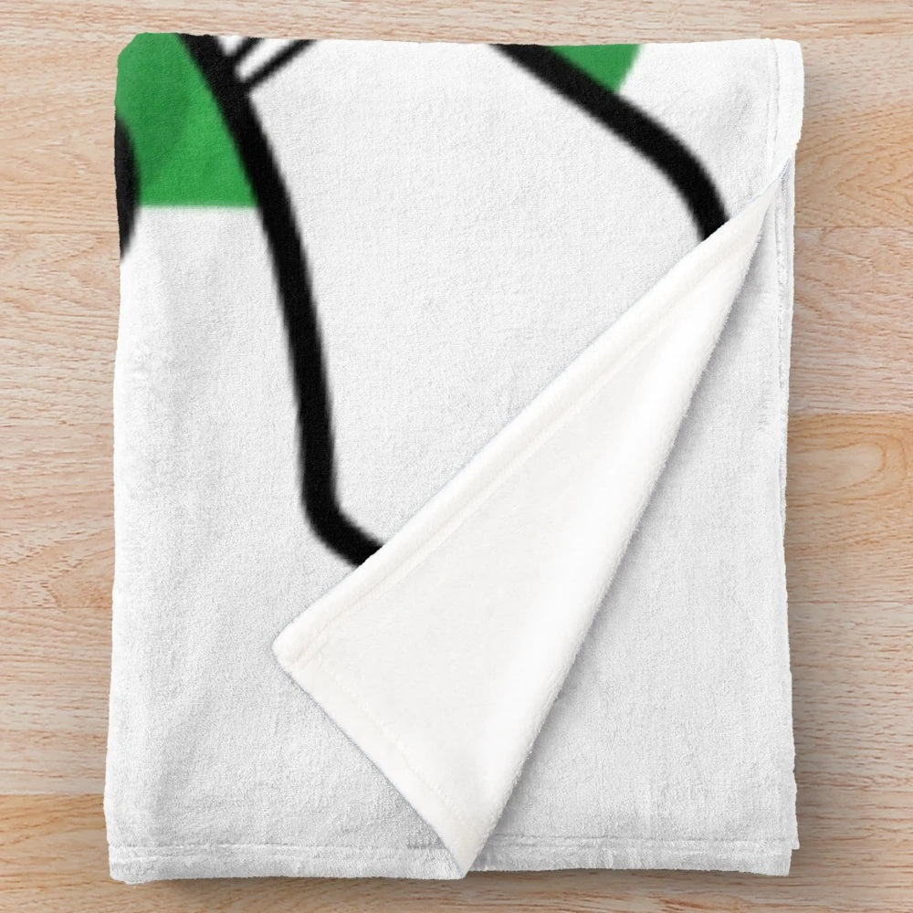 Hurling plush blanket with hurling-inspired design