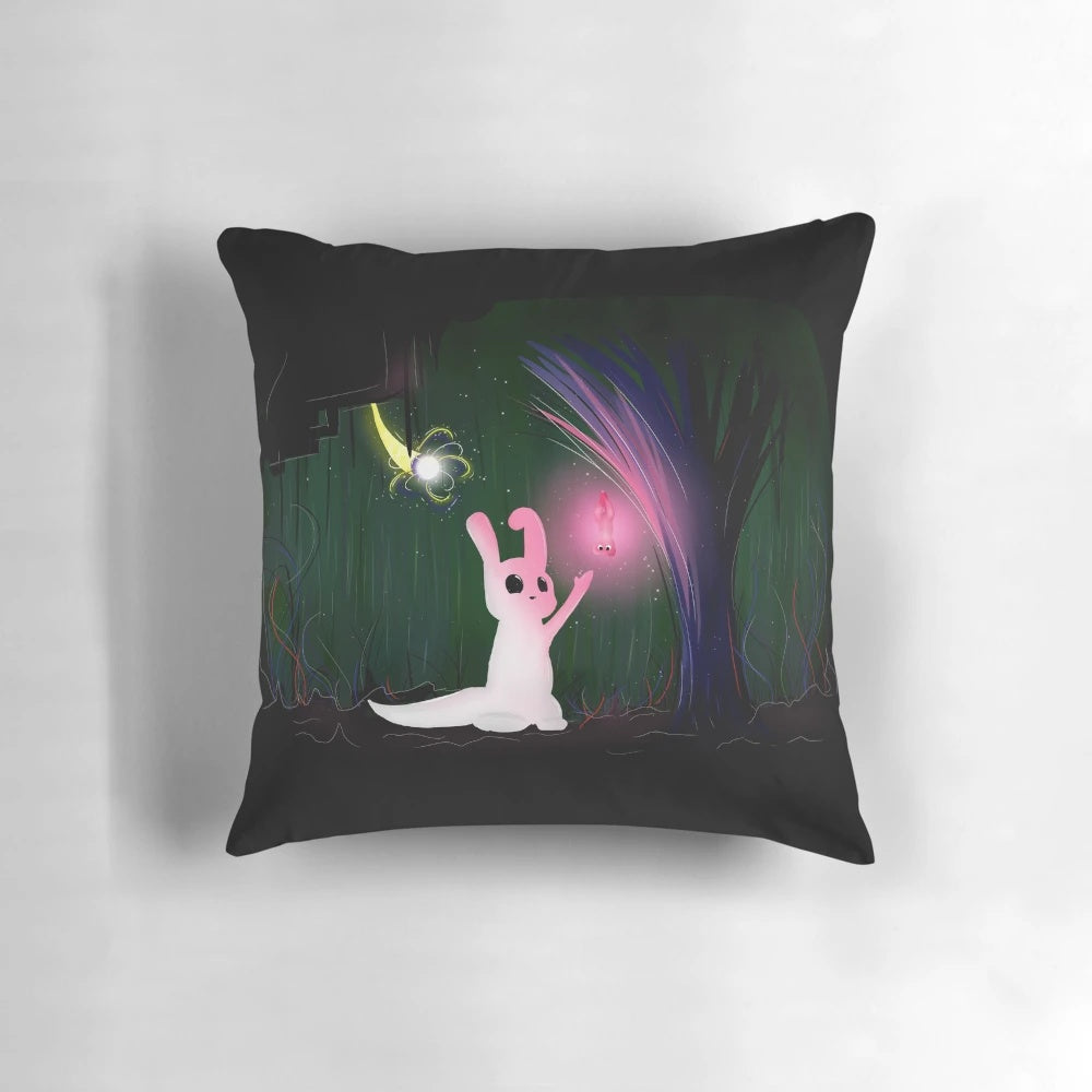 Glowing Slugcat Rain World Pillow - Soft, Cute Plush Inspired by the Popular Video Game