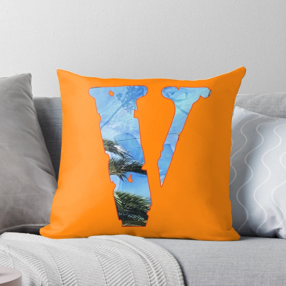 Hypebeast-inspired graphic tee design printed on a high-quality pillow