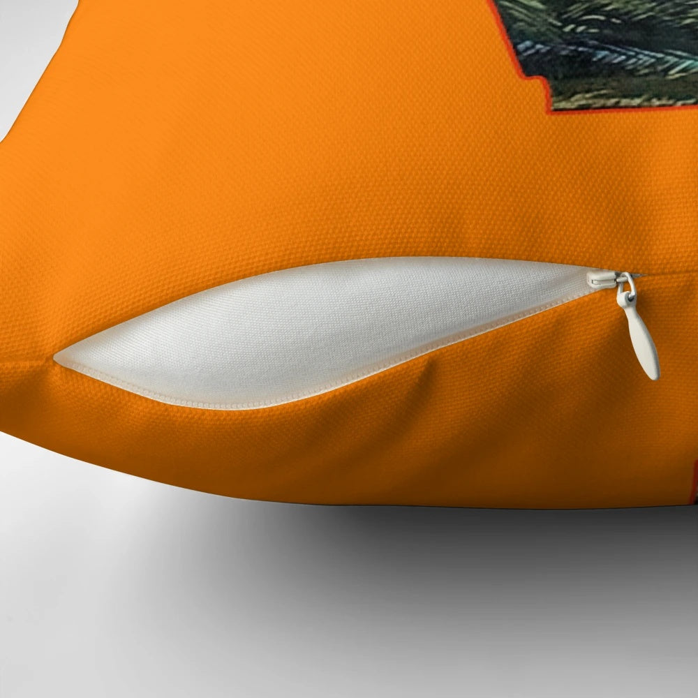 Hypebeast-inspired graphic tee design printed on a high-quality pillow