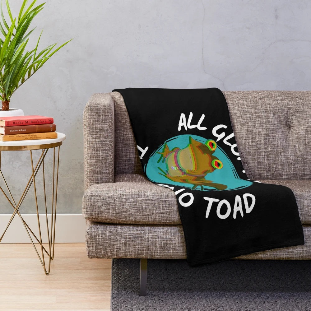 Hypnotoad plush blanket featuring the iconic alien character from the Futurama comedy TV show