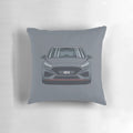 Hyundai i30 N high-performance turbo race car vector drawing pillow