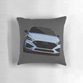 Hyundai i30 N inspired pillow, featuring the sporty design of the Korean hot hatch