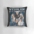 Hyunjin 90s-inspired pillow featuring the Stray Kids member
